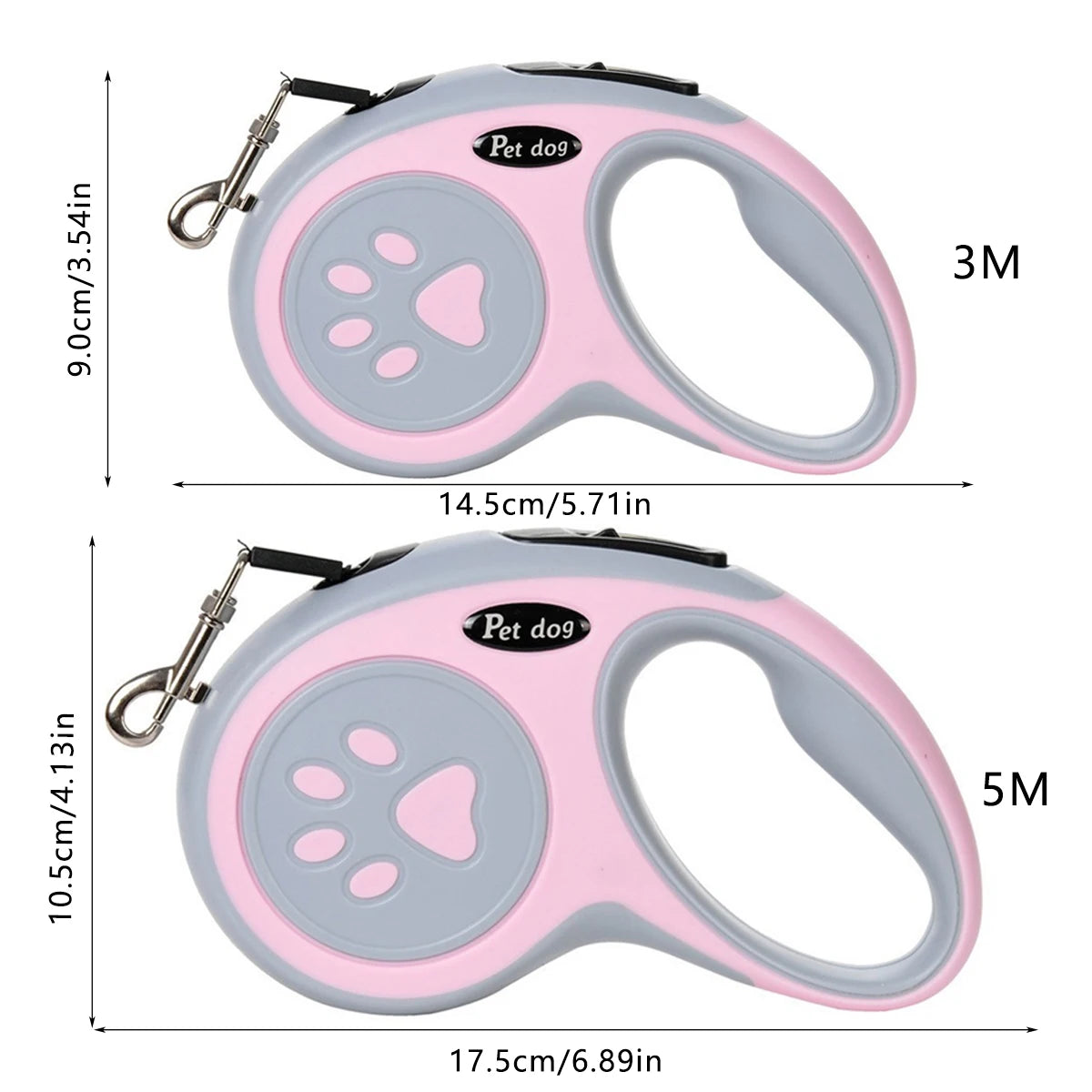 Xela Paw Retractable Leash