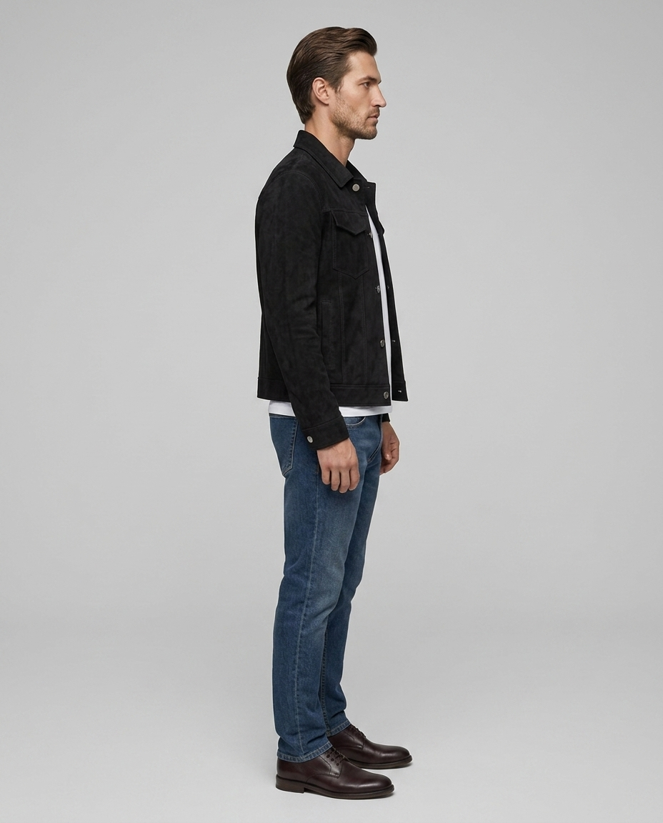 Alder Waterproof Hooded Jacket Black Side