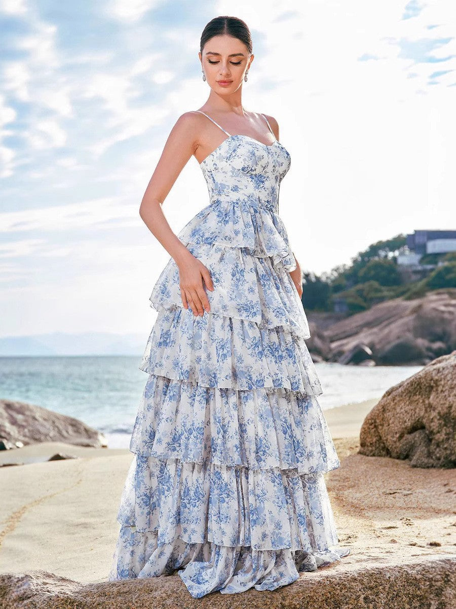 Aurelia Floral Chiffon Dress