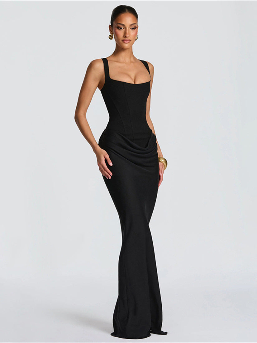 Théa Ruched Column Dress