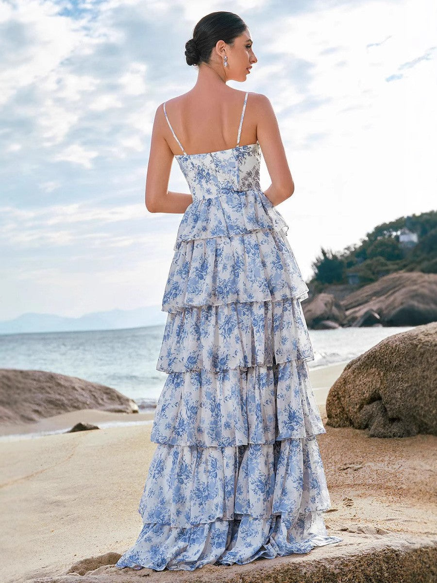 Aurelia Floral Chiffon Dress