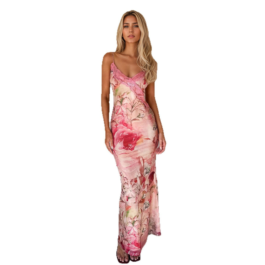 Floréline Lace Floral Dress