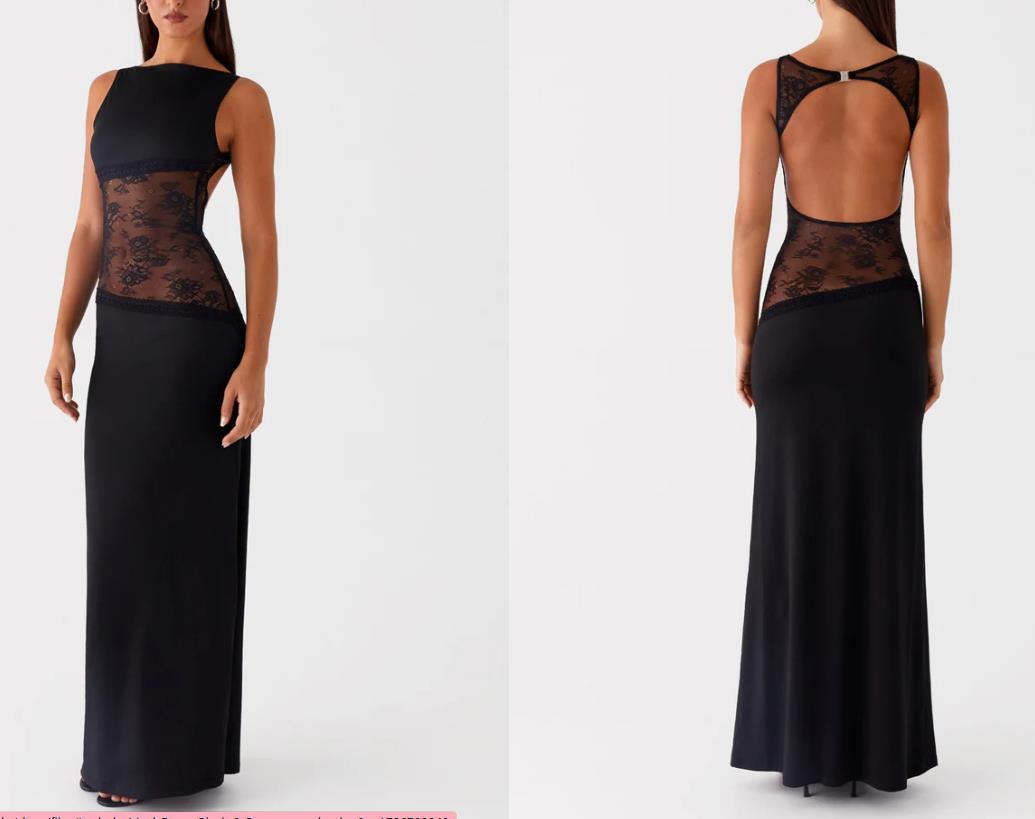 Isabelle Lace Satin Gown