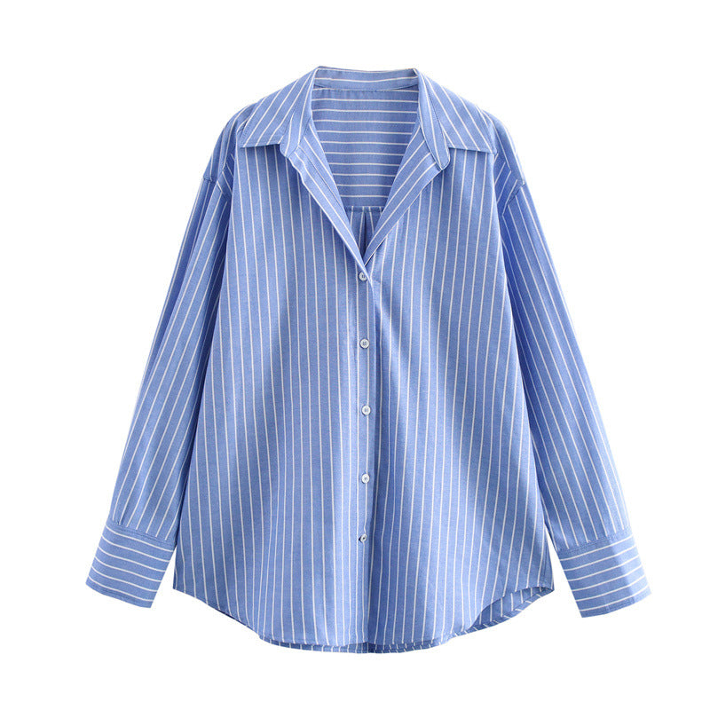 Marin Striped Lapel Shirt