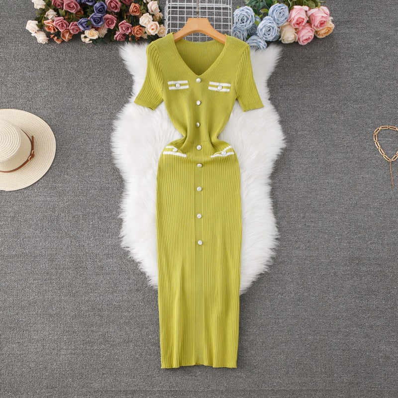Blaire Knit Button Maxi
