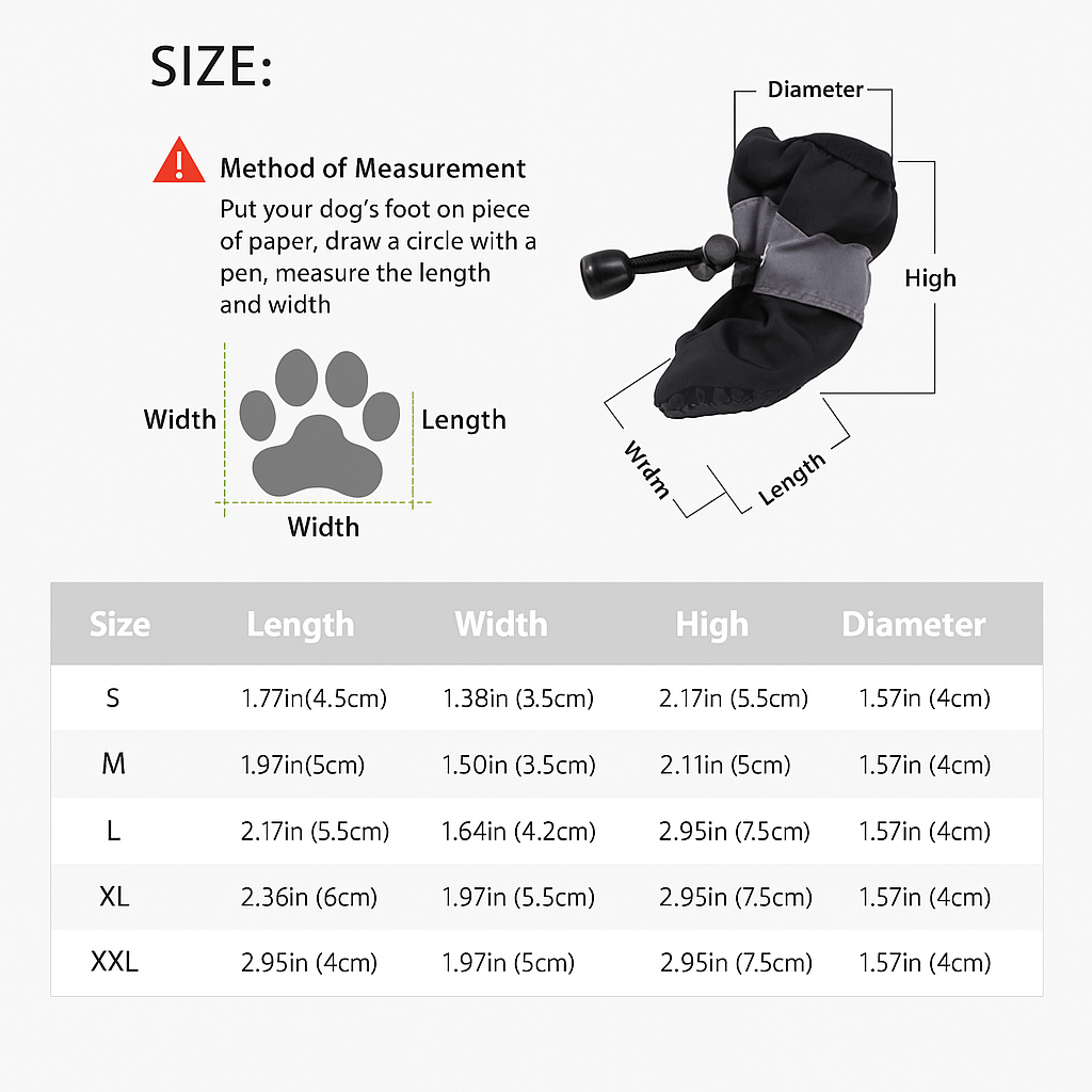 Outdoor Pup Shoes