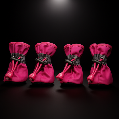 Red Outdoor Pup Shoes