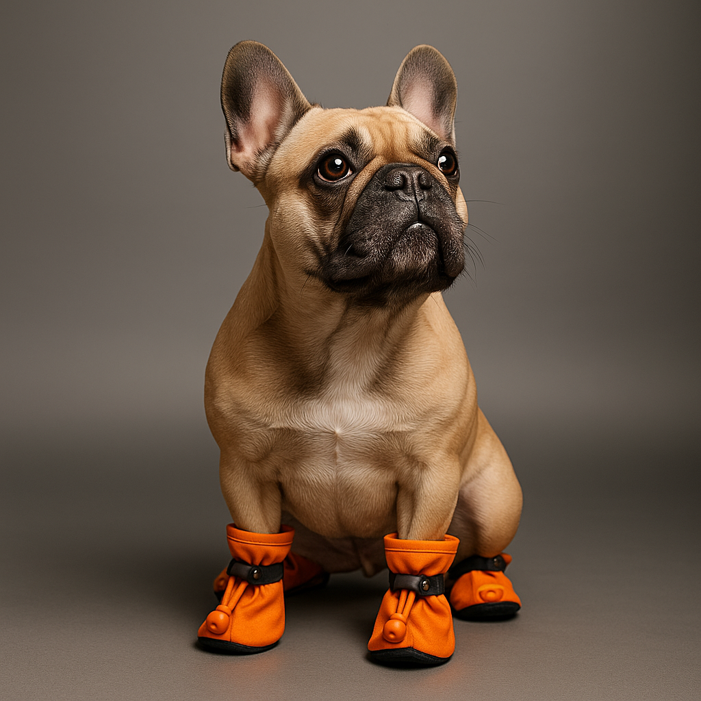 Orange Outdoor Pup Shoes