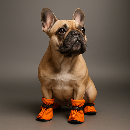 Orange Outdoor Pup Shoes