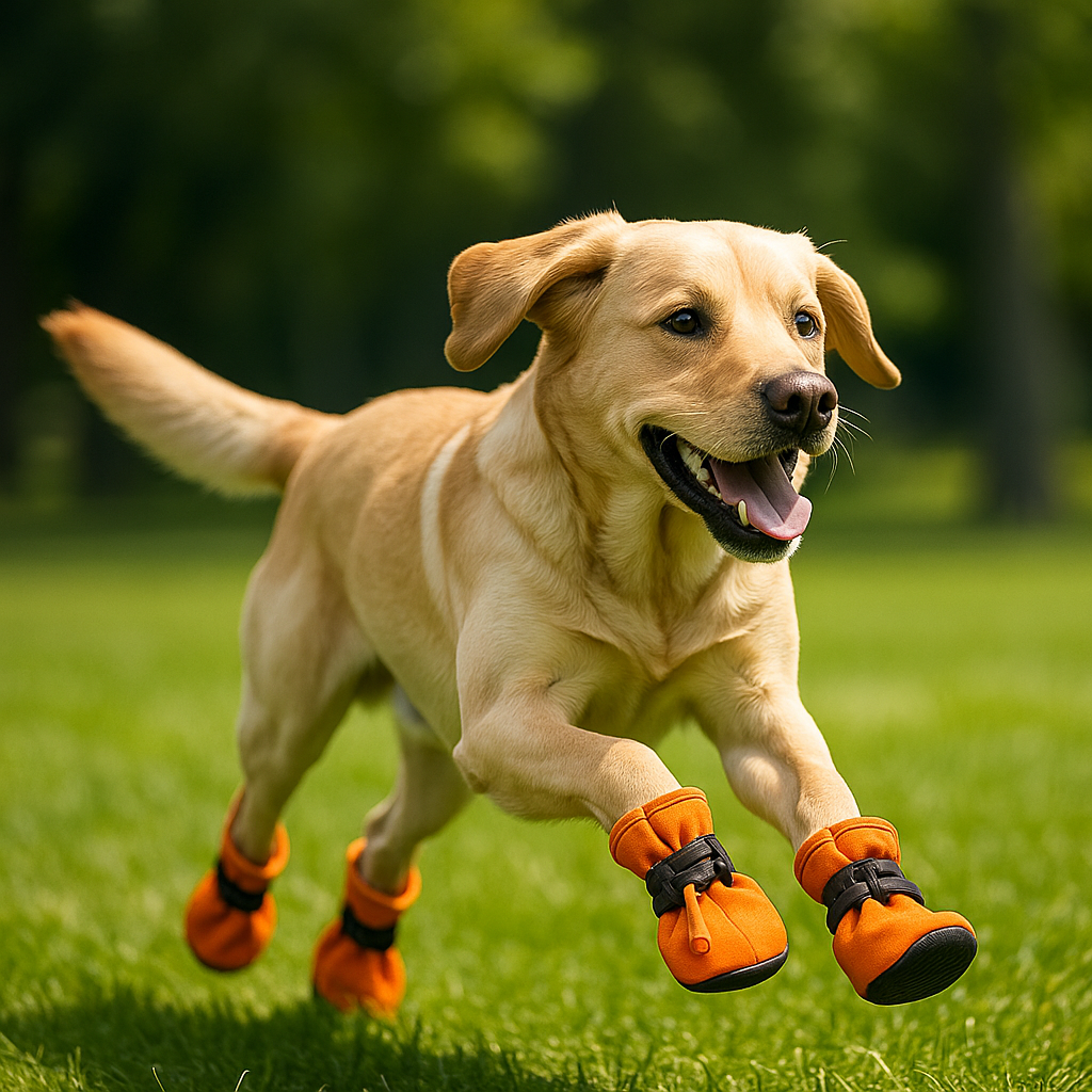 Orange Outdoor Pup Shoes