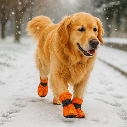 Orange Outdoor Pup Shoes