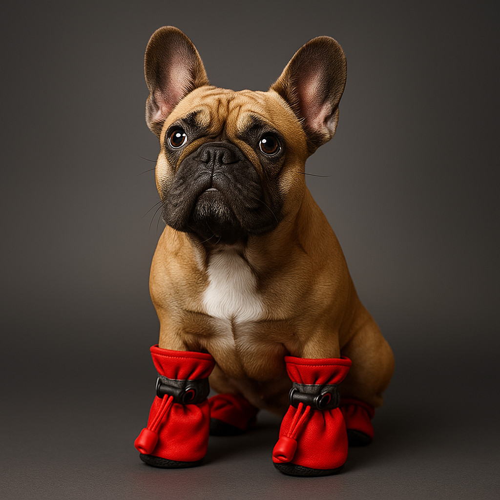 Red Outdoor Pup Shoes