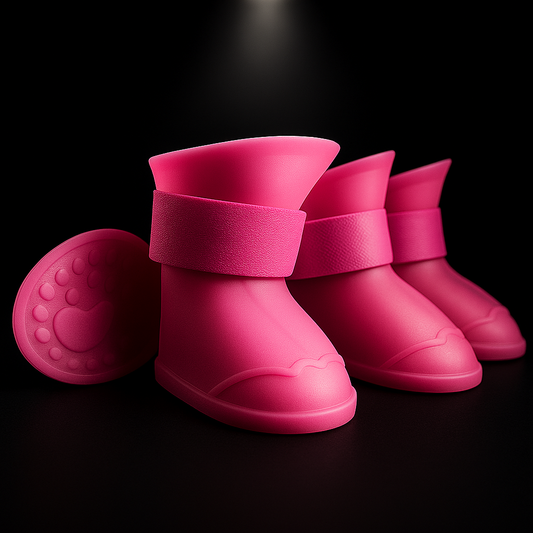 Pink Xela Pup Rain Boots