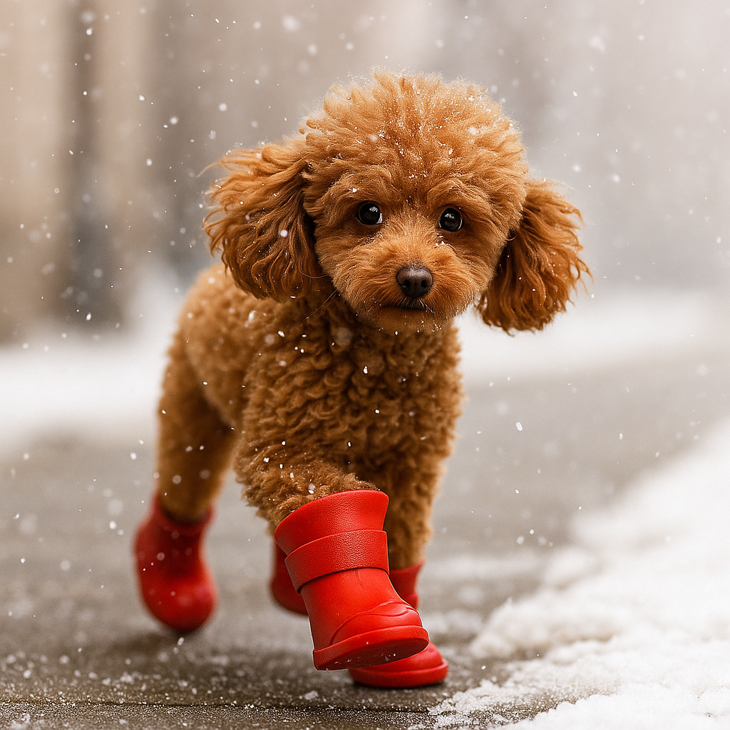 Red Xela Pup Rain Boots