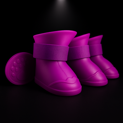 Pink Xela Pup Rain Boots