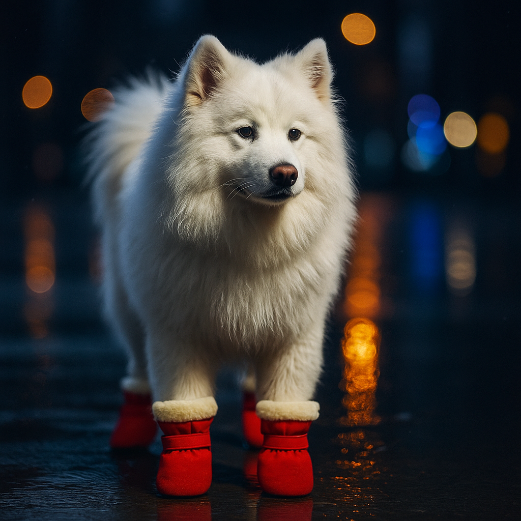 Red Xela Pup Snow Boots