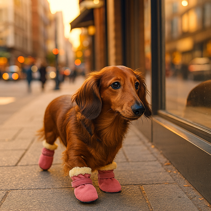 Pink Xela Pup Snow Boots