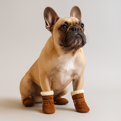 Brown Xela Pup Snow Boots