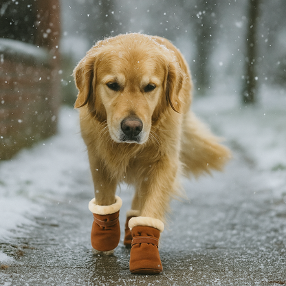 Brown Xela Pup Snow Boots