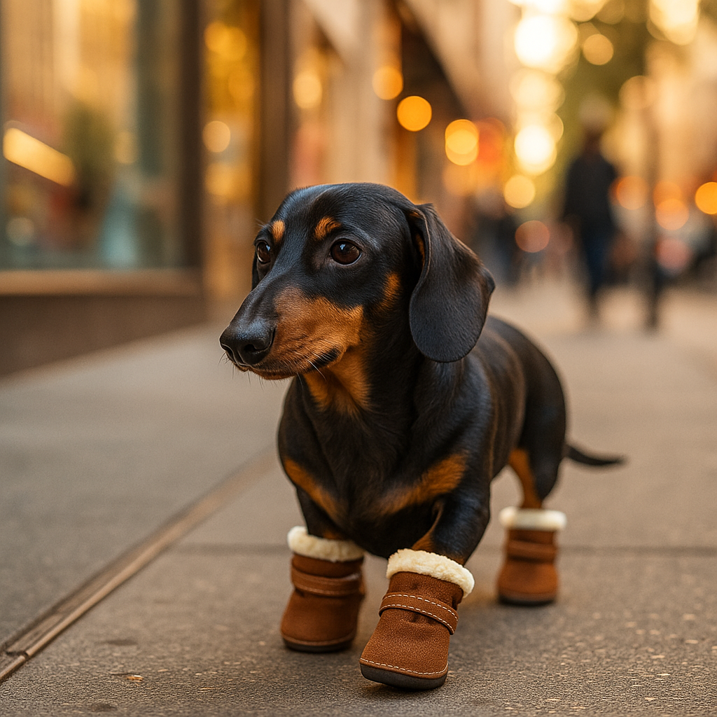 Brown Xela Pup Snow Boots