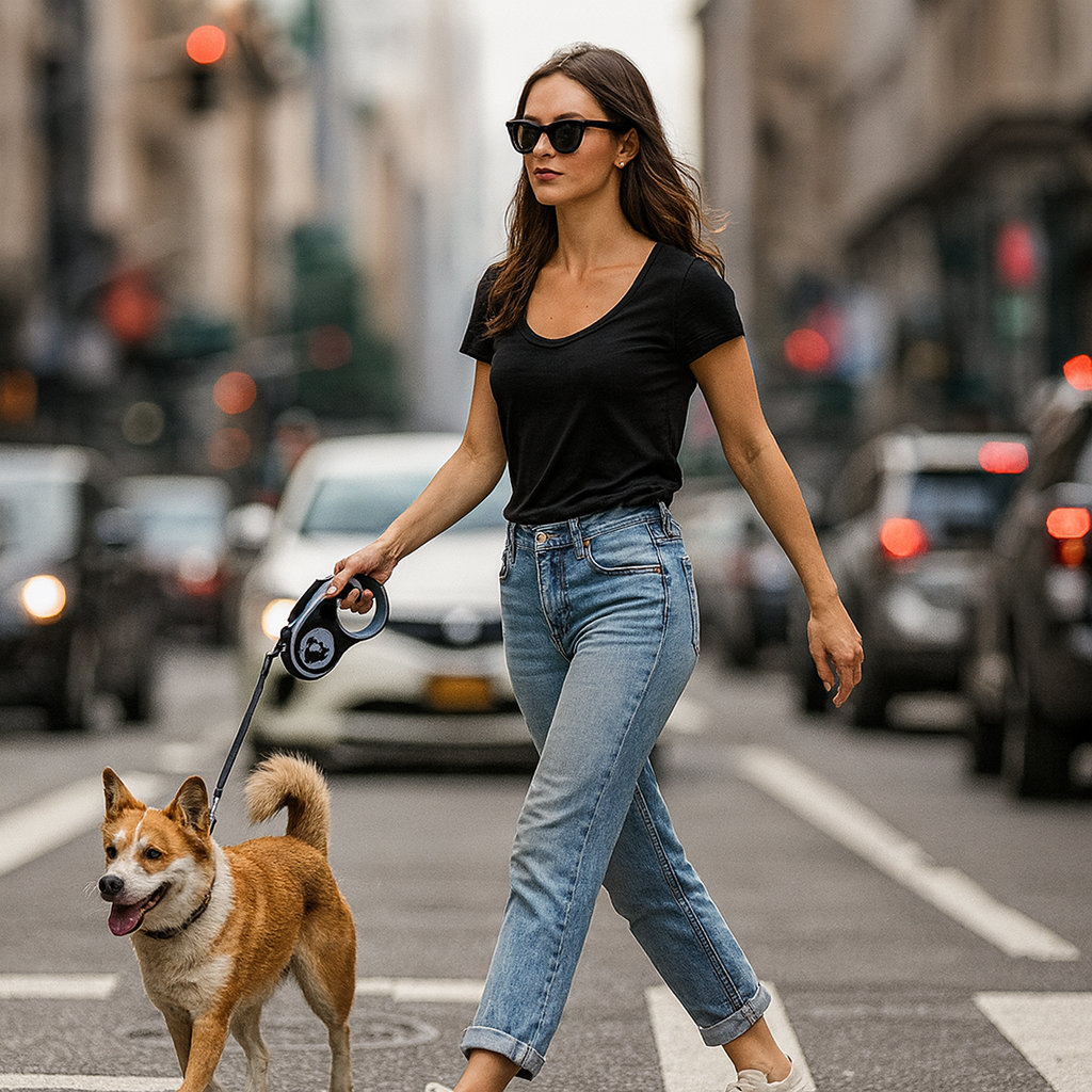 Xela Paw Retractable Leash