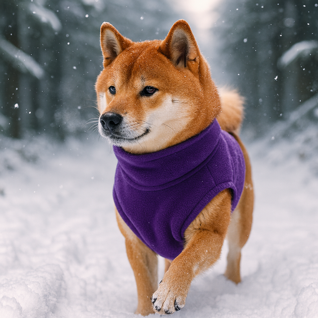 Purple Alpine Trail Dog Jacket