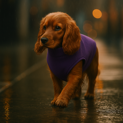 Purple Alpine Trail Dog Jacket