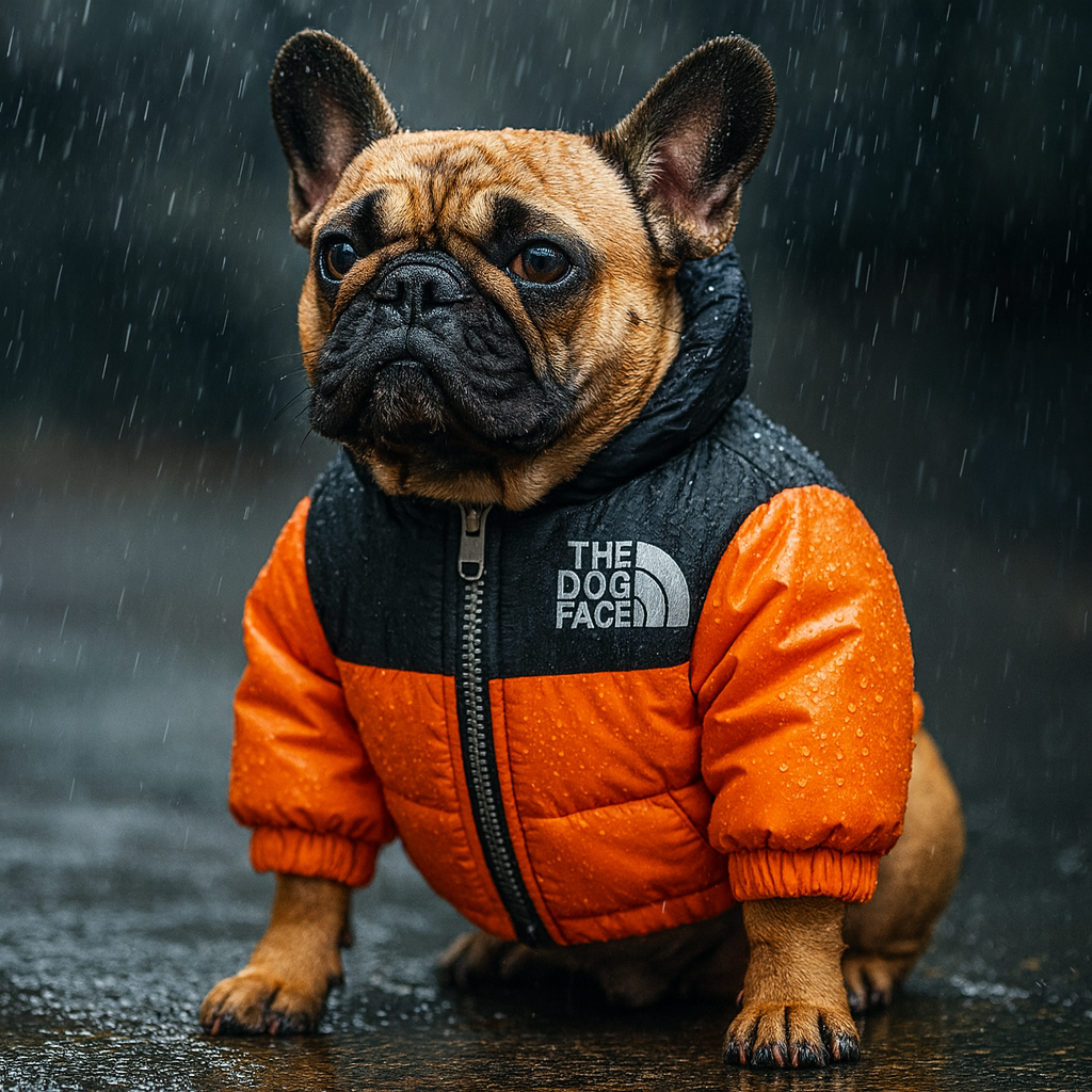 Orange Arctic Pup Winter Coat