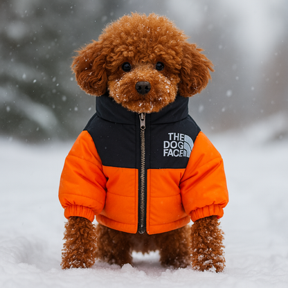 Orange Arctic Pup Winter Coat