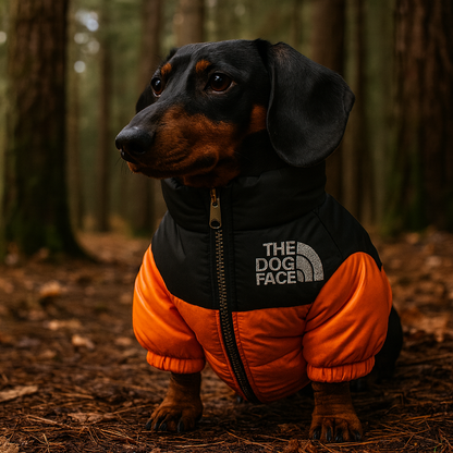 Orange Arctic Pup Winter Coat