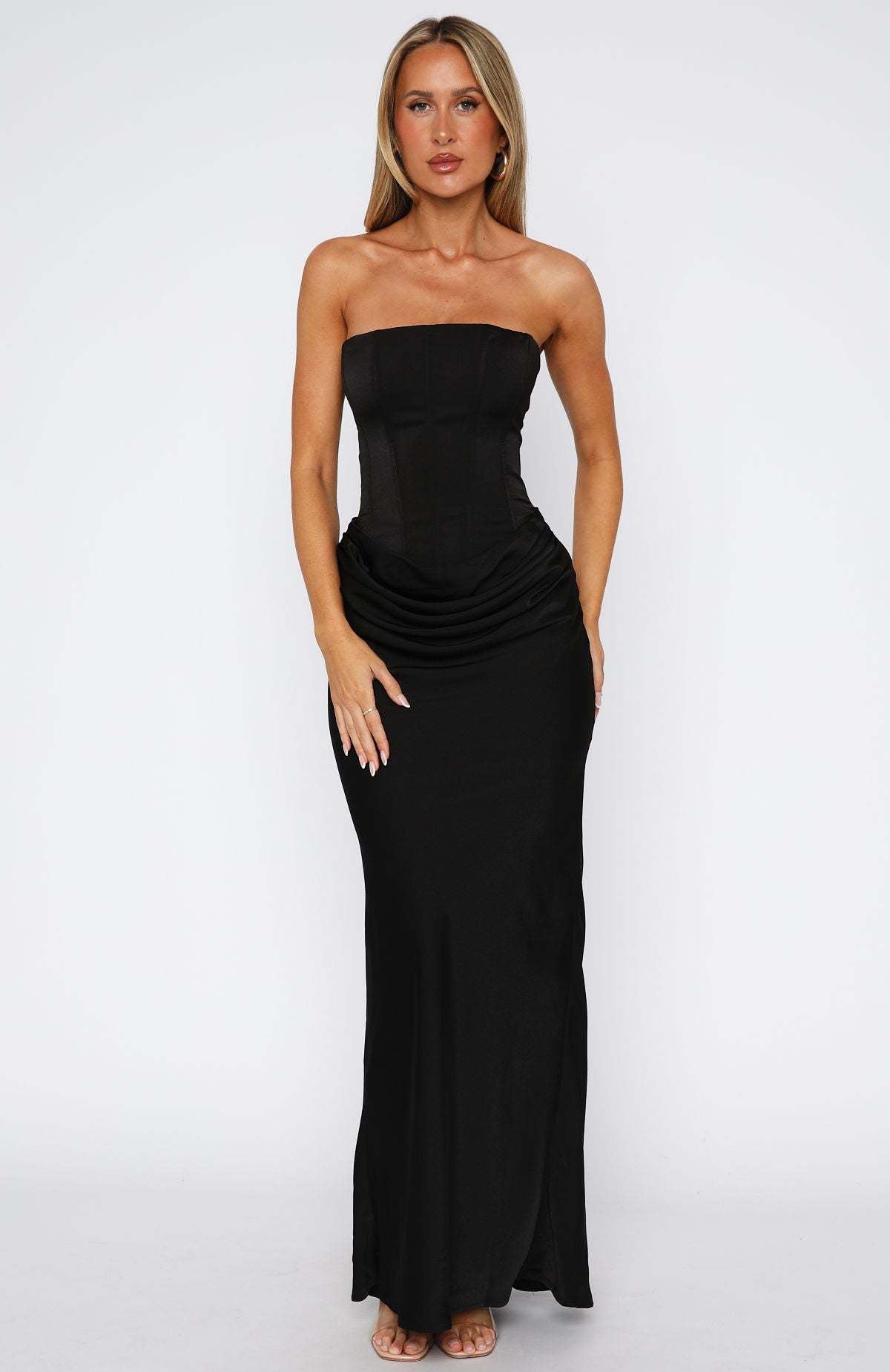 Celvane Satin Corset Dress