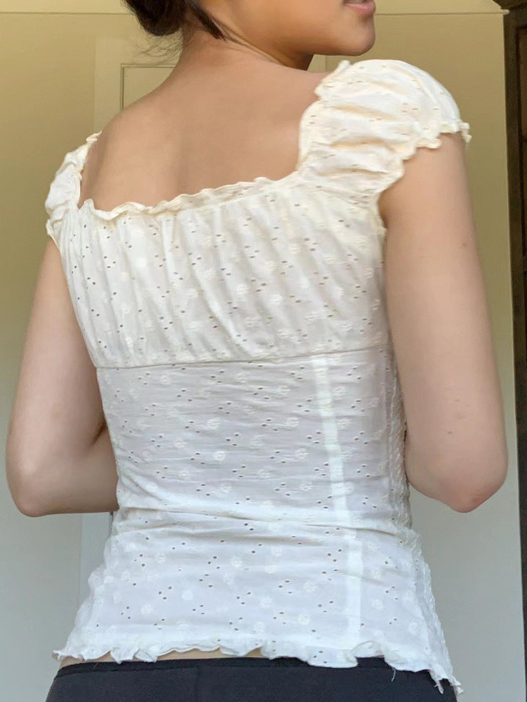 Rosalie Lace Button Blouse
