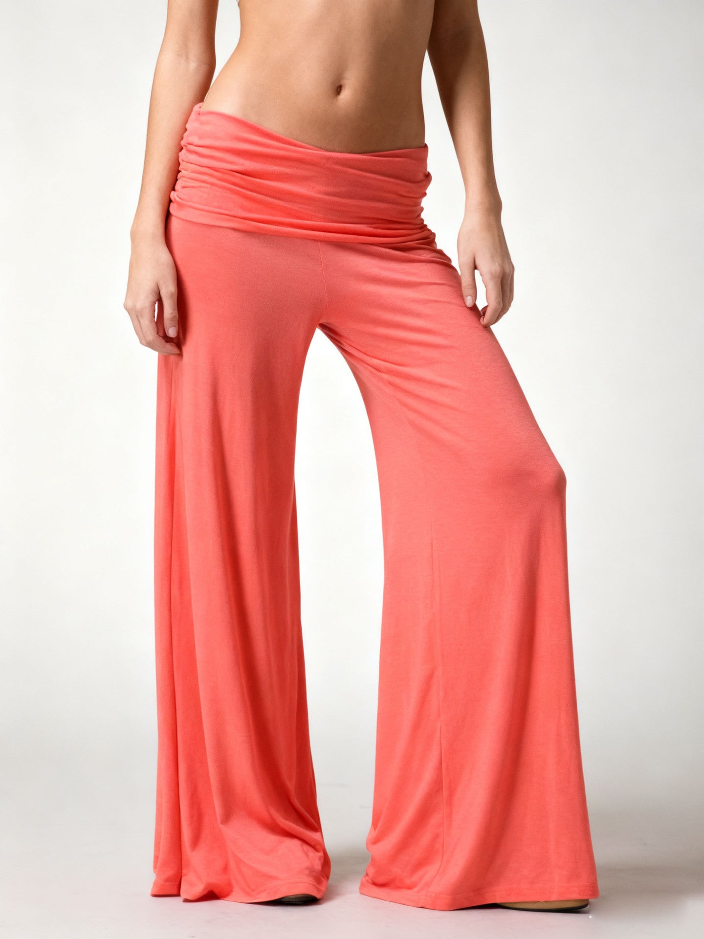 Lunara Pleated Flare Trousers