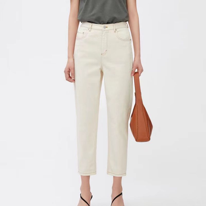Roselle Cropped Straight Denim