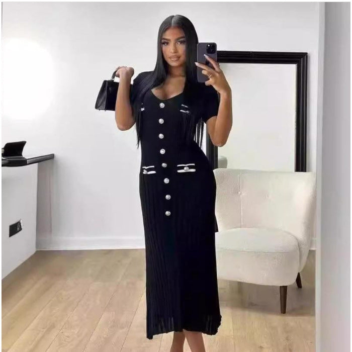 Blaire Knit Button Maxi