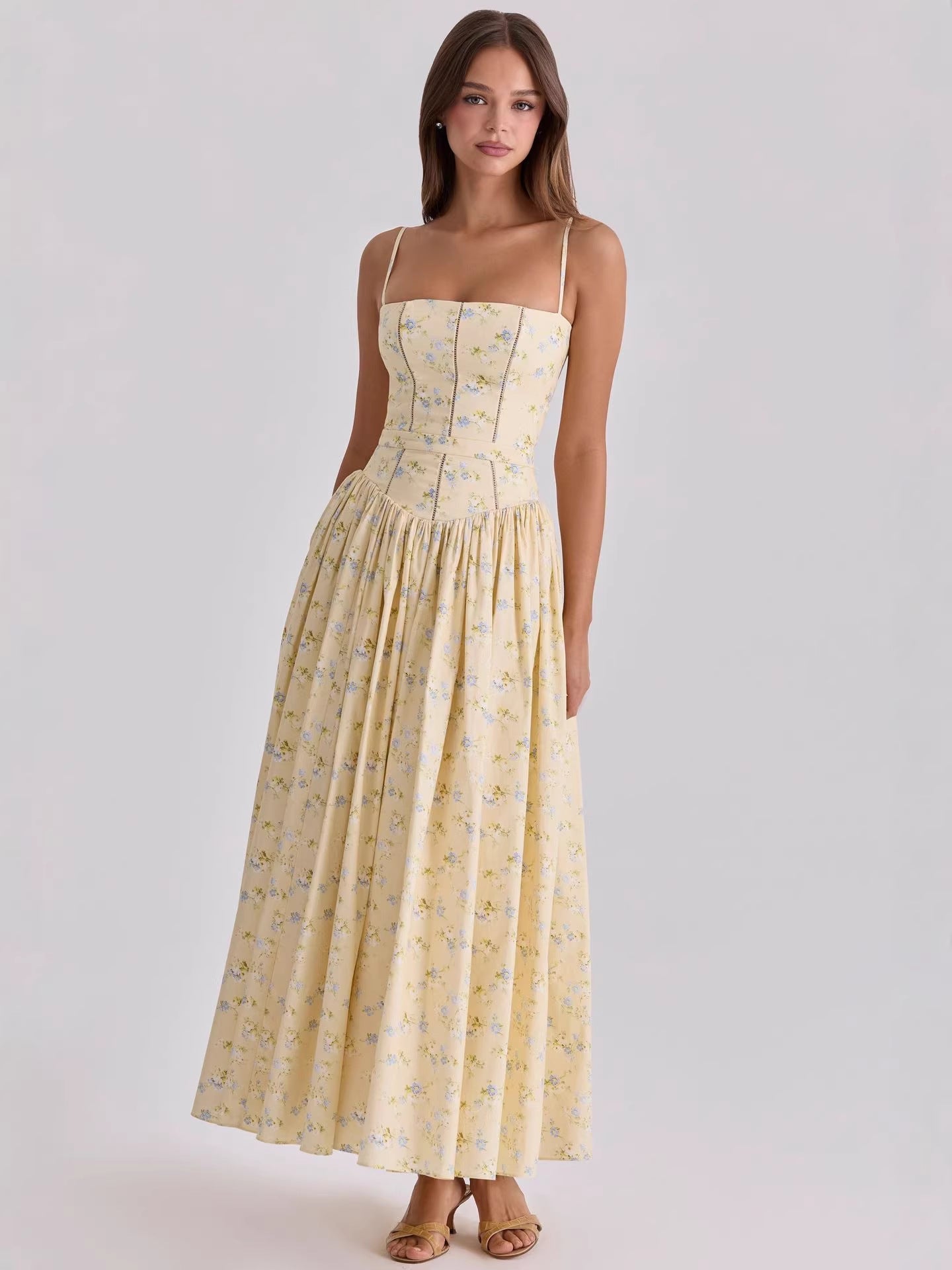 Florenne Printed Midi Dress