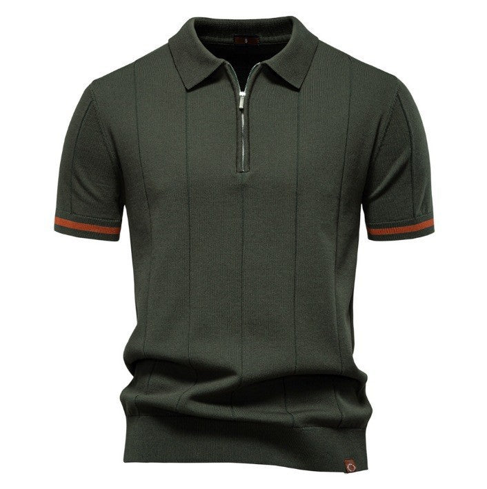 Axton Ribbed Polo Shirt