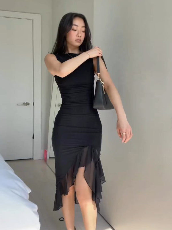 Noctelle Backless Column Dress