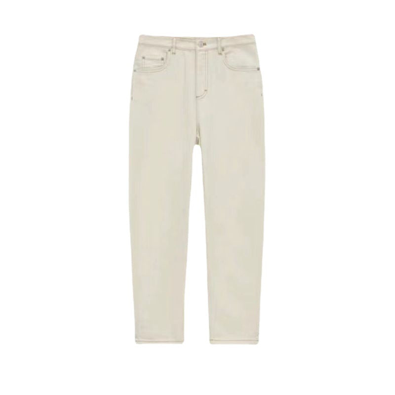 Roselle Cropped Straight Denim