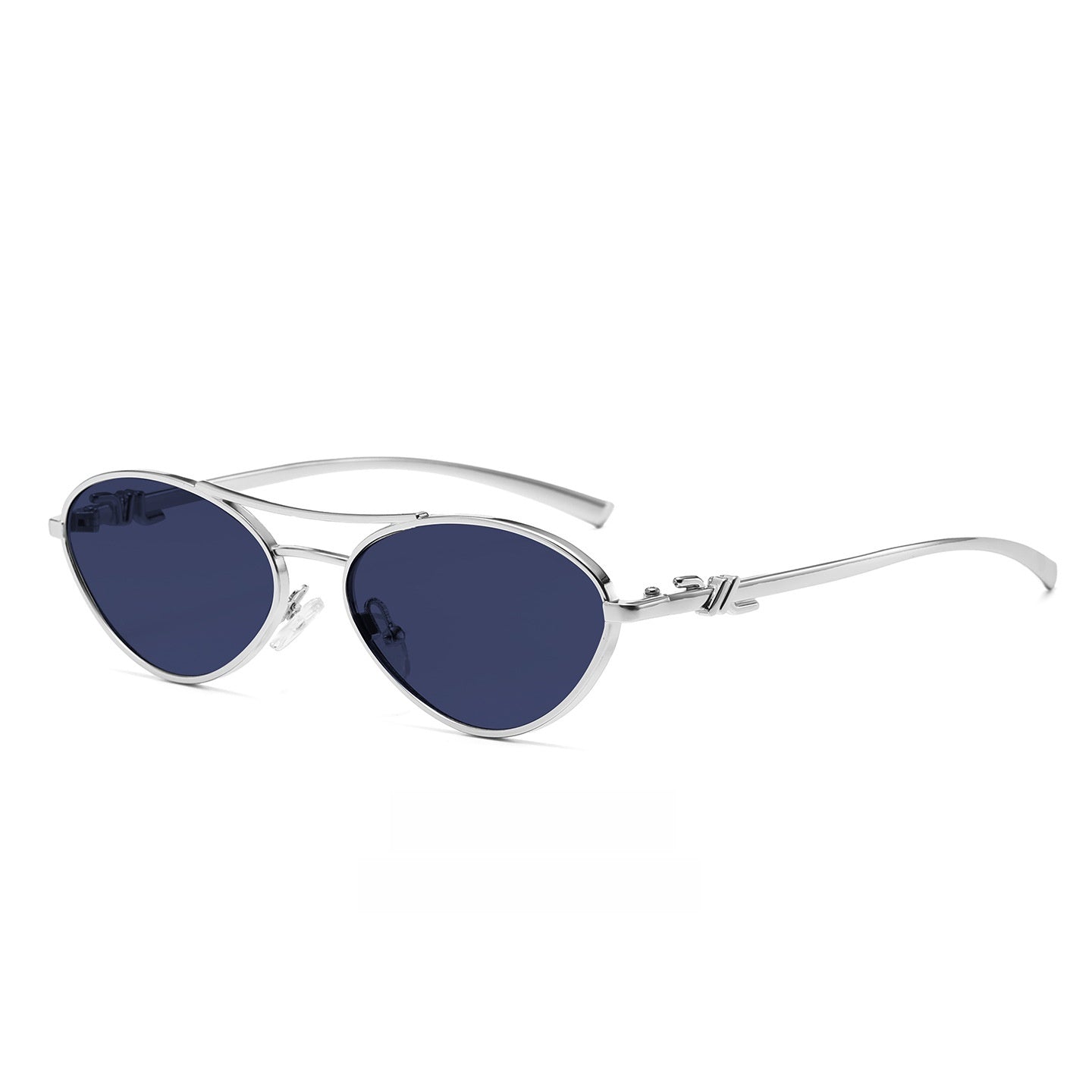 Oval Metal Frame Sunglasses