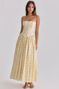 Florenne Printed Midi Dress