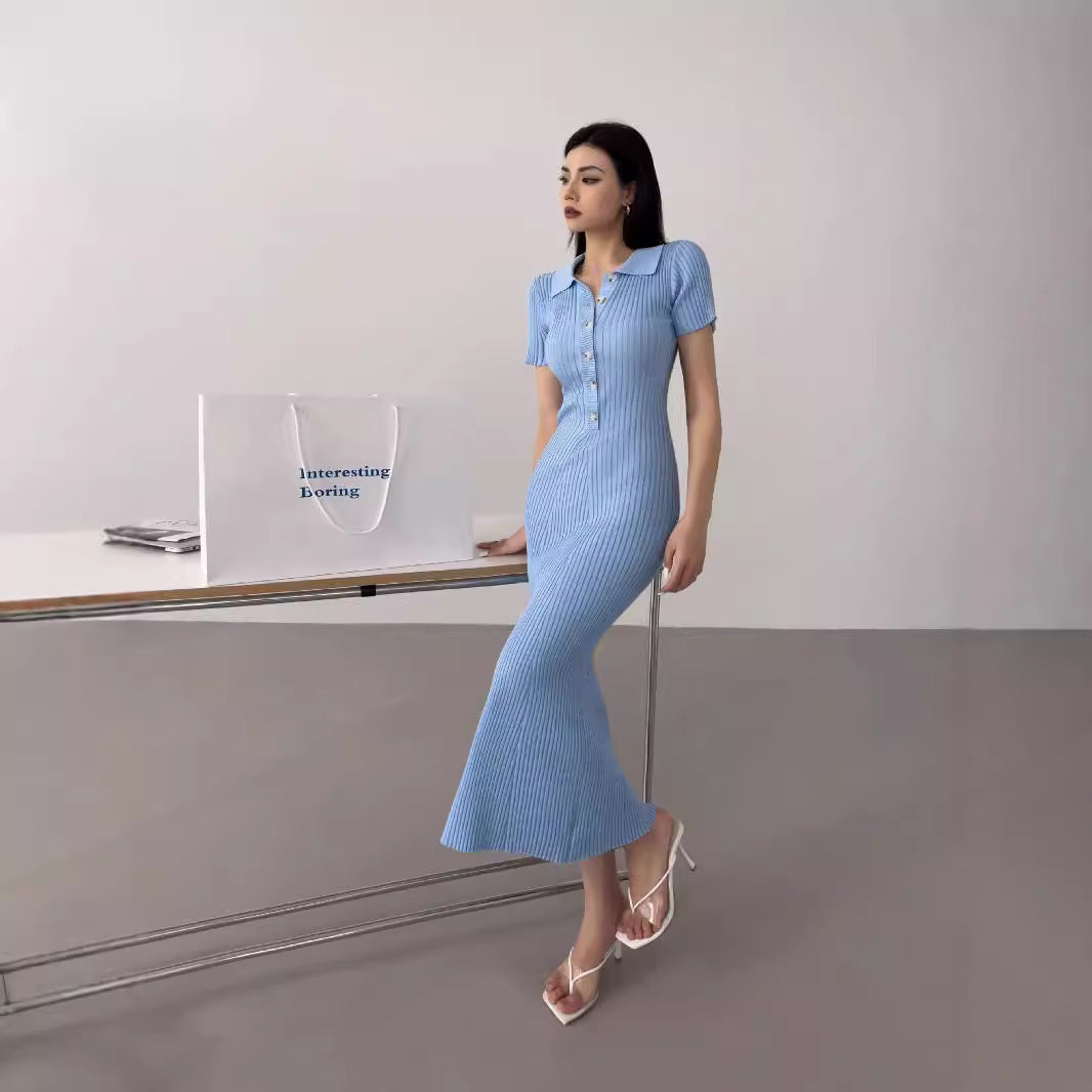 Orsina Polo Fishtail Knit Dress