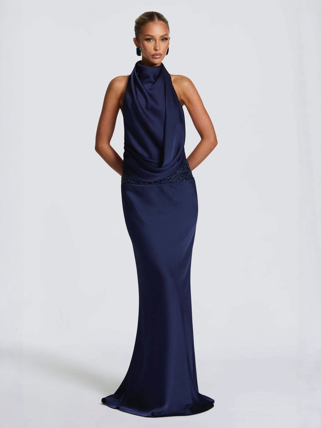 Novera Sequin Backless Dress