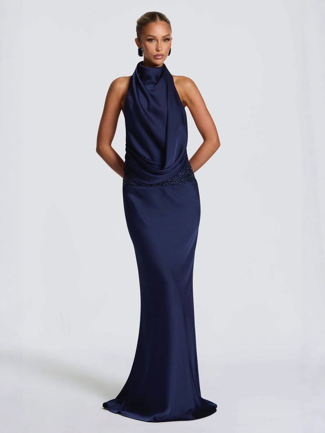 Novera Sequin Backless Dress
