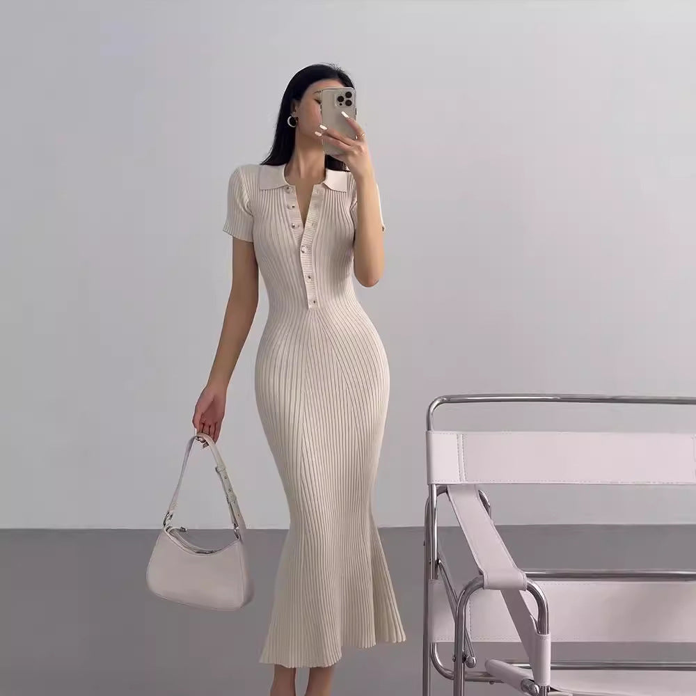 Orsina Polo Fishtail Knit Dress