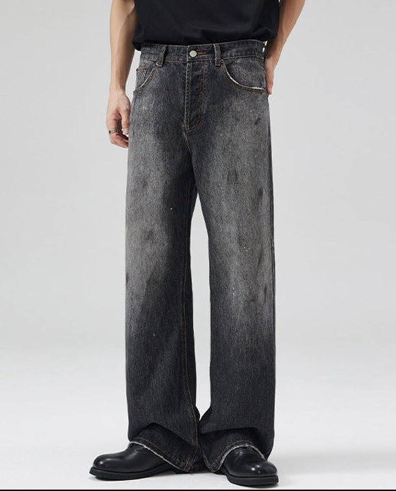 Obsidian Ink Splash Jeans