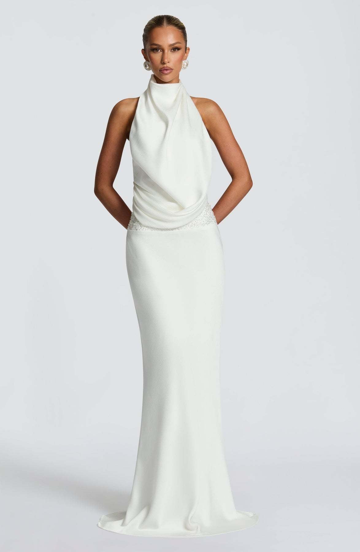 Novera Sequin Backless Dress