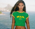 Brazil Cropped Tee