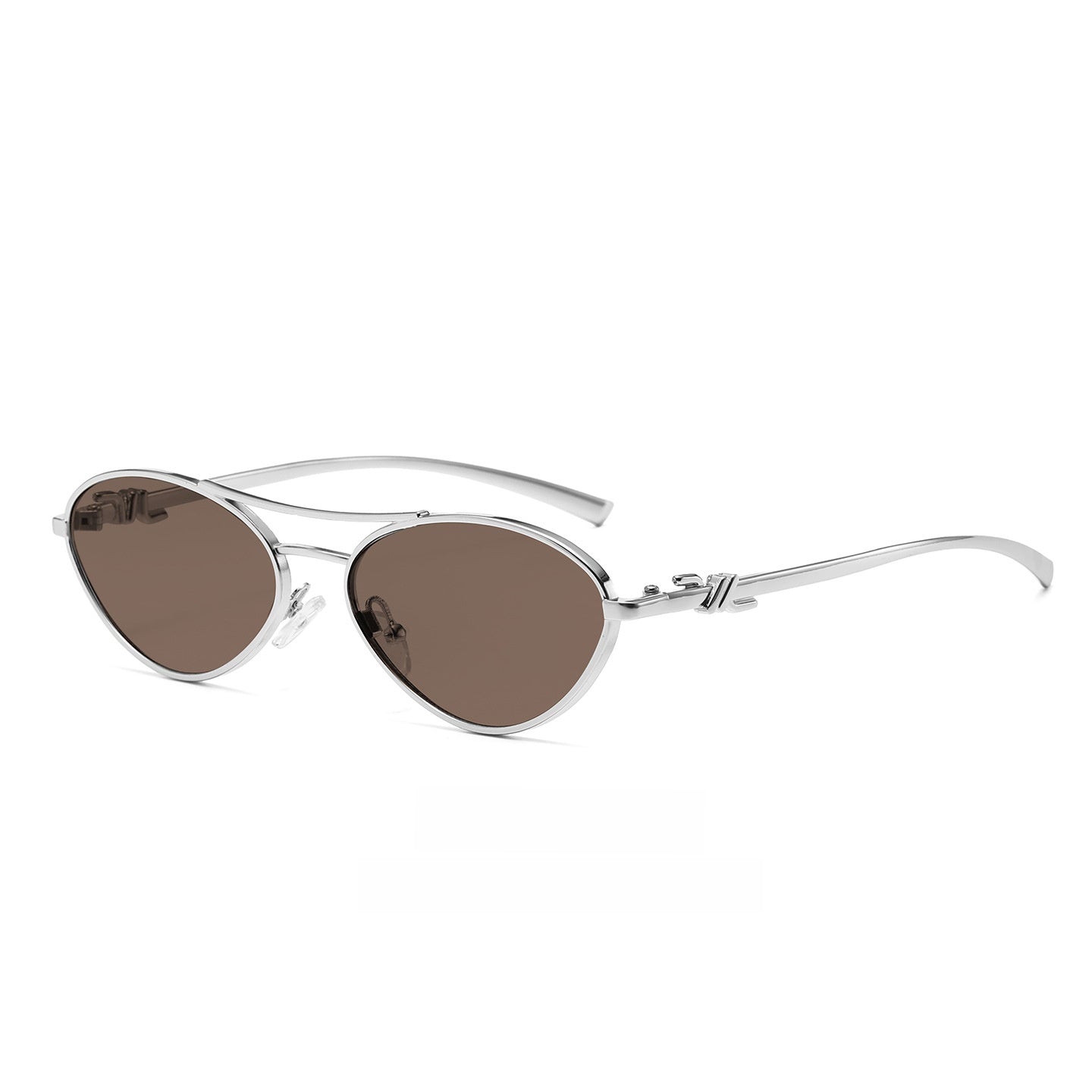 Oval Metal Frame Sunglasses