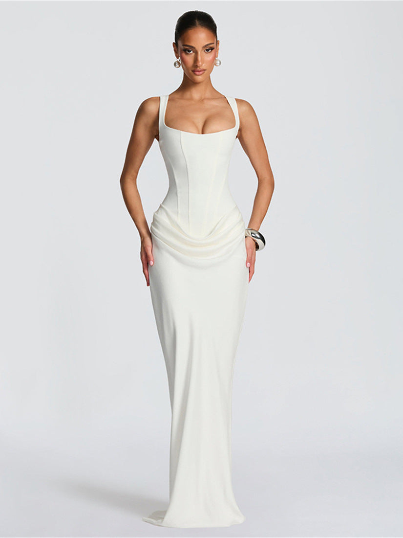Théa Ruched Column Dress